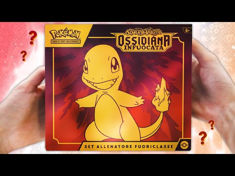 APRO IL SET ALLENATORE FUORICLASSE DI POKEMON OSSIDIANA INFUOCATA! - Elite Trainer Box Charmander
