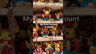 My Bank Account in Japan 🇯🇵 #pokemon #pokemonplush #pokemontcg #pokemoncenter #japan