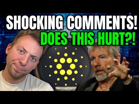 CARDANO - MICHAEL SAYLOR'S SHOCKING COMMENTS...COULD THIS HURT ADA AND CRYPTO?!