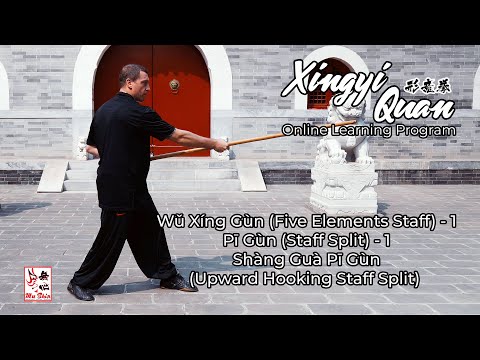 Xingyi Quan - Xingyi Staff - Pi Gun (Splitting Staff) - Hua Jin Online Learning Program