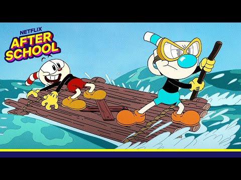 Mugman’s Dirk Dangerous Delivery 🥽 The Cuphead Show! | Netflix Family