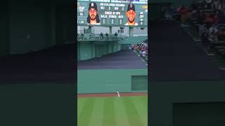 WHAT A CATCH! Brice Matthews times his jump perfectly to take away a hit ????