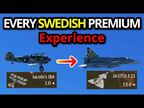 1 KILL IN EVERY SWEDISH PREMIUM PLANE EXPERIENCE (it was awesome)