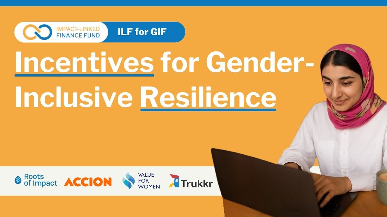 Driving Gender-Inclusive Resilience with Impact-Linked Incentives