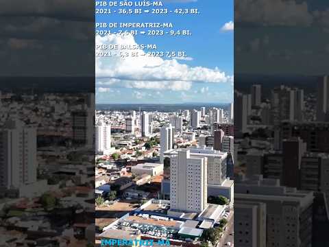 As 3 cidades mais ricas do Maranhão, Imperatriz segue firme na 2 posição, dados do IBGE 2023, #2025