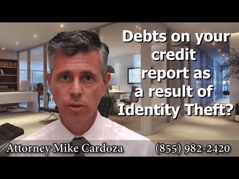 You Don't Have to Pay for Identity Theft Debts or Have Them on Your Credit Report!