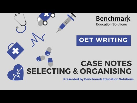 OET Writing Case Notes - Learn to Select Writing Case Notes Here!