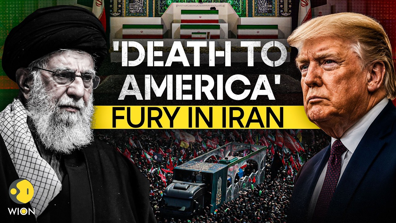 Khamenei Funeral LIVE: 'Death To America' Slogans Echo In Tehran At Khamenei Funeral  | WION