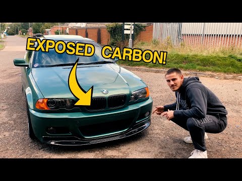 PUTTING CARBON FIBRE 'CSL' PARTS ON MY BMW E46!