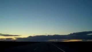 preview picture of video 'I-70 Sunset Time Lapse W. Kansas into E. Colorado  01/22/10'