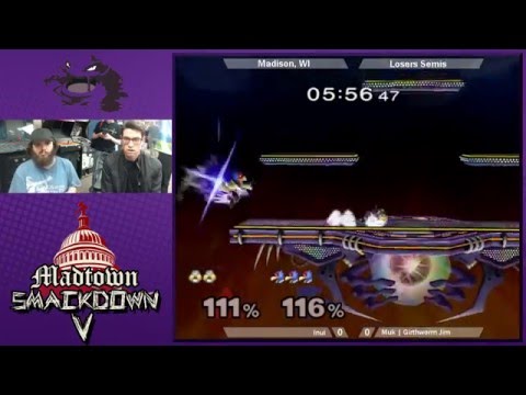 MTSD5 - Inui (Sheik) vs Hunger (Falco, Ice Climbers) SSBM Losers Quarters