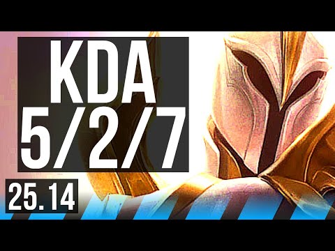 KAYLE vs AHRI (MID) | 5/2/7 | EUW Master | 25.14