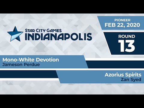 SCGINDY: Round 13 - Jameson Perdue vs Zan Syed | Pioneer