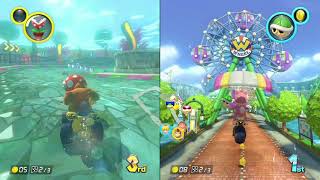 #1【マリカー8DX】初プレイ！夫婦実況キノコカップ50cc【任天堂スイッチ】