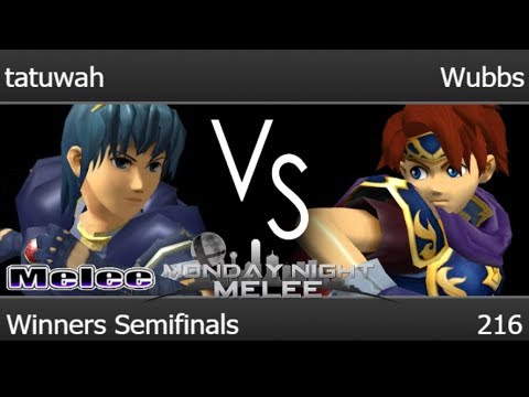 MNM 216 - tatuwah (Marth) vs Wubbs (Roy, Dr. Mario) Winners Semifinals - Melee
