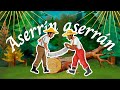 Aserrín Aserrán Canciones Ilustradas Llamitas Spanish