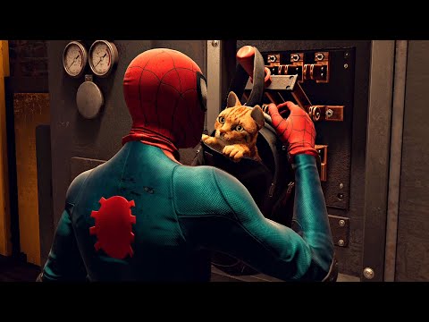 SAVING SPIDER-CAT In Spider-Man Miles Morales (No Commentary)
