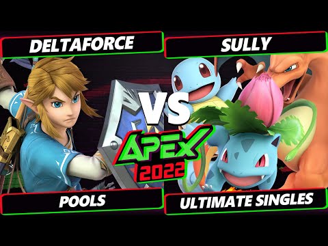 Apex 2022 - Deltaforce (Link) Vs. Sully (Pokemon Trainer) SSBU Ultimate Tournament