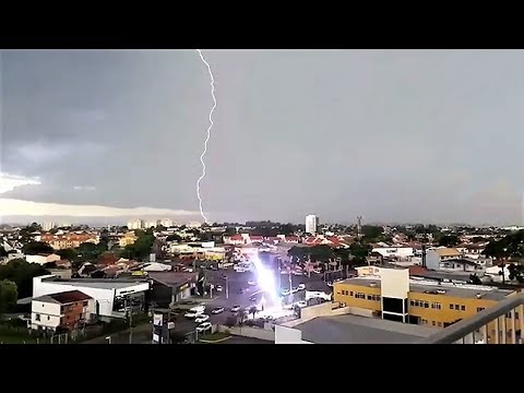 Lightning Strikes Scary and Beautiful Compilation Viral Video