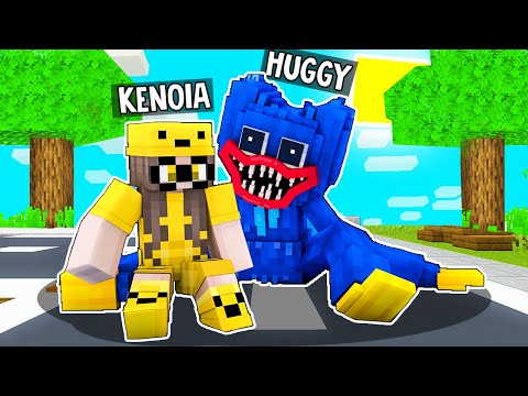 Ho adottato Huggy Wuggy ma tutti lo odiano - Minecraft