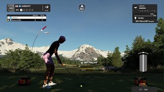 PGA TOUR 2K23 birdie after a disaster drive