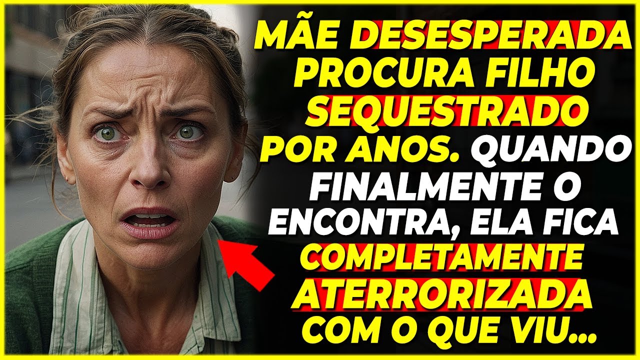 MÃE PROCURA FILHO S3QUESTRADO, AO ENCONTRÁ-LO, ELA FICA DESESPERADA COM O QUE VÊ...