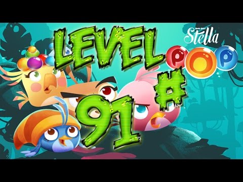 Let's Play Angry Birds Pop - Level 91 Walkthrough