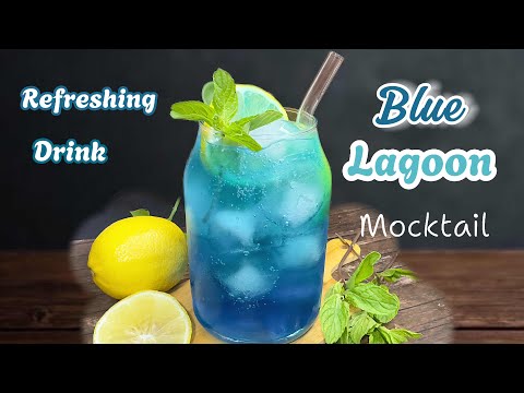 Blue Lagoon Mocktail Recipe |Summer Special Blue Lagoon Recipe |Refreshing Blue Drink |Blue Lemonade