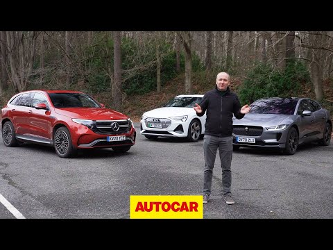 Audi e-tron Sportback vs Jaguar i-Pace vs Mercedes EQC review | Luxury SUVs head-to-head | Autocar