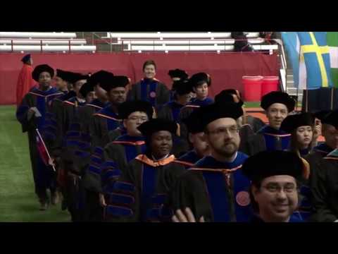 Syracuse University Commencement (Partial) 2019 with Ph.D. recipients