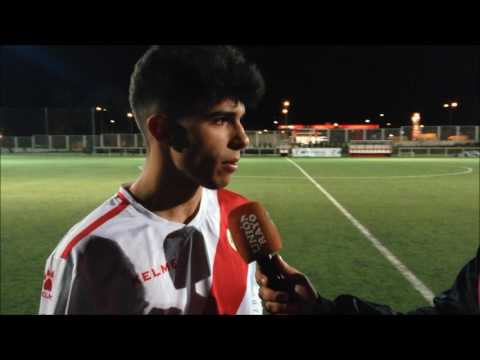 Mario tras el Juvenil A 1-2 Getafe