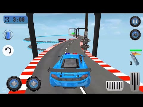 Police Car Driving Impossible Track Stunts | Android Gameplay | Friction Games
