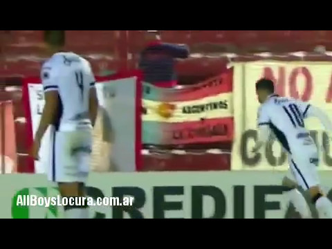 Argentinos Jrs. 4 - 1 All Boys (Pablo Frontini)