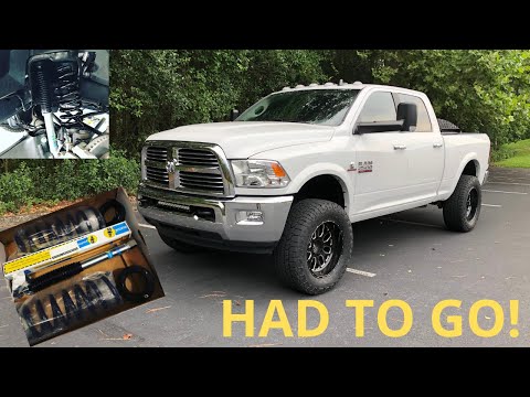 2013-2018 RAM 2500 Bilstein Level Kit install