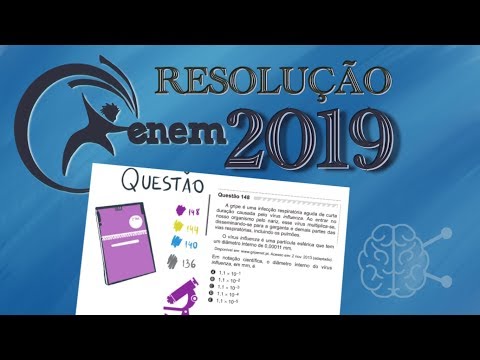 ENEM 2019 -  Matemática | Questão 148 (Caderno Rosa) - Notação Científica.
