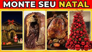 🎄 Monte o Seu Natal do Zero 🎅 | Jogo das Escolhas  | Quiz de Natal | Detona Quiz