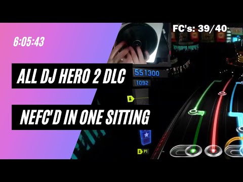 I NEFC'D All DJ Hero DLC in ONE SITTING (40 MIXES)