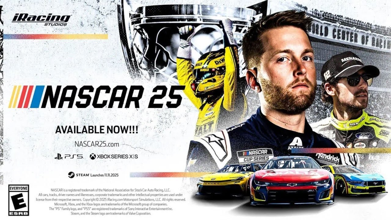 Gameplay trailer thumbnail for NASCAR 25 by iRacing