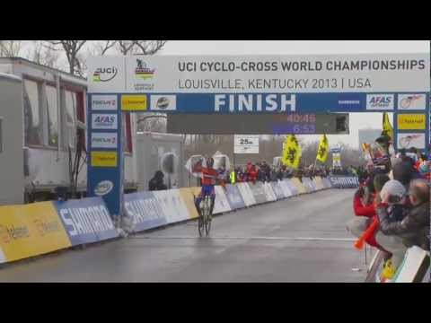 Cyclo-Cross World Championships Junior Men's Race - Race Finish