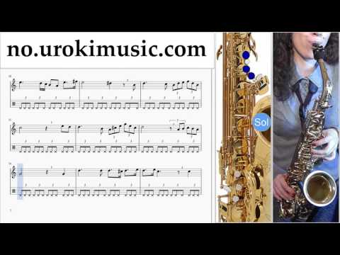 Saksofon Kurs (Tenor) Schubert - Ave Maria Trening Studie Del 2 um-b935
