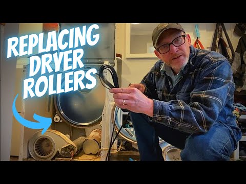 Replacing Worn Maytag Dryer Rollers | Fixing a Noisy Dryer