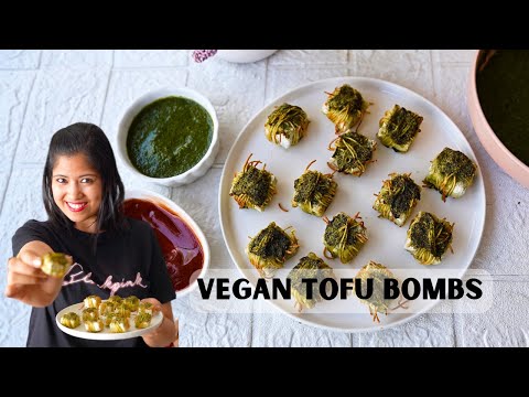 Vegan Tofu Bombs - Healthy Air Fryer Recipe