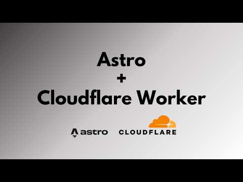 วิธีการ Deploy Astro บน Cloudflare Worker