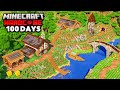 I Survived 100 Days On A River In Hardcore Minecraft