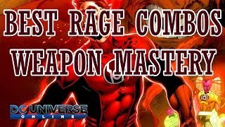 DCUO - Best Weapon Mastery Combo for RAGE Ranged DPS