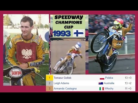 Retro Tomasz Gollob - Indywidualny Puchar mistrzów Tampere -Finlandia 1993
