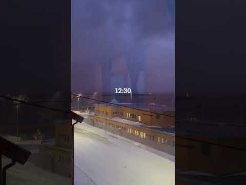 No sun for 24 hours… Welcome to the Polar Night ✨ #sun #polarnight #sunset #sunrise #norway #europe