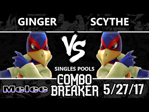 Combo Breaker 2017 Smash Melee - Ginger (Falco) vs Scythe (Falco) - SSBM