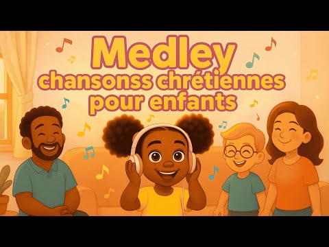 🎵 Medley chansons chrétiennes pour enfants  – Louange et Bible en musique - Versets en chanson