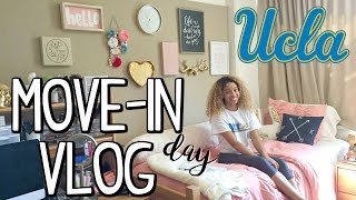 UCLA MOVE IN DAY VLOG! (First Time Moving Out to College & Unpacking)